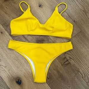 HELLO YELLOW | Two Piece Swimsuit